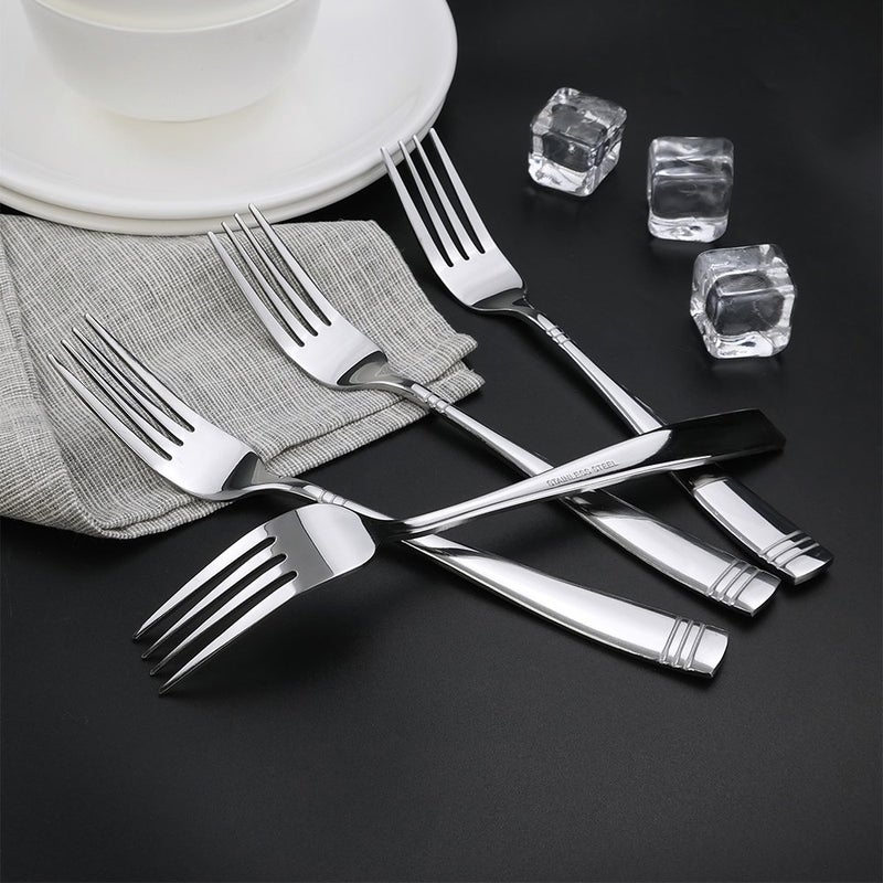 Obstnny Stainless Steel Dinner Fork, 8-Inch, Set of 12 - Image 4